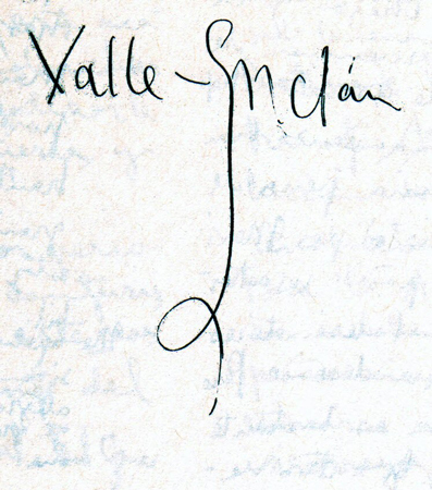 Firma de Valle-Incln