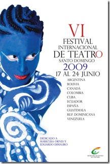 Afiche Festival Internacional de Teatro de Santo Domingo